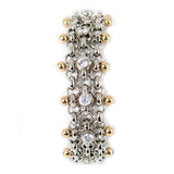 SG Liquid Metal Bracelet by Sergio Gutierrez BX1Z-N Chrome and Gold Finish Bracelet