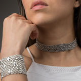 SG Liquid Metal C4-N Chrome Finish Choker by Sergio Gutierrez