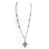 SG Liquid Metal Jewelry by Sergio Gutierrez CH3-AS Antique Silver Necklace