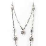 SG Liquid Metal Jewelry by Sergio Gutierrez CH5-AS Antique Silver Necklace