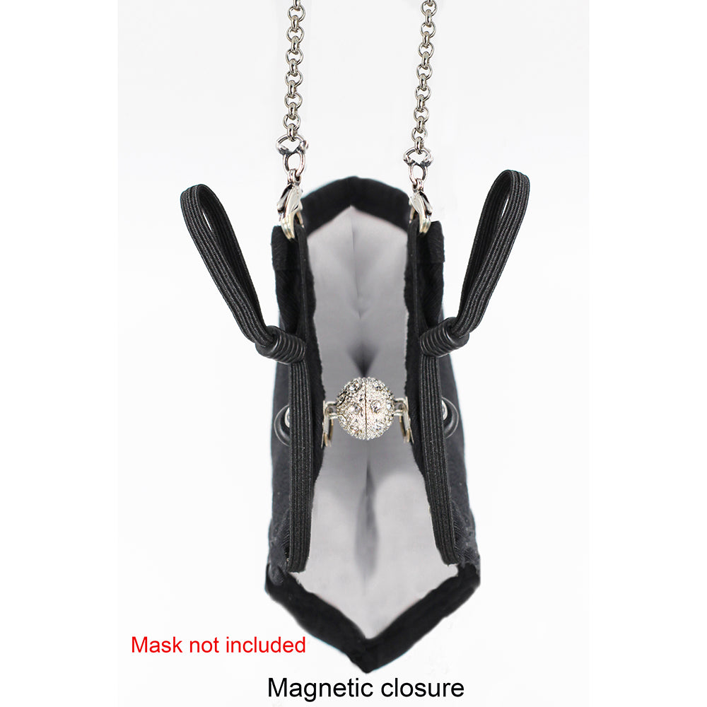 SG Liquid Metal CHMA-2-N (Chrome Finish) Chain Mask Necklace Accessories by Sergio Gutierrez