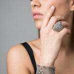 SG Liquid Metal Jewelry by Sergio Gutierrez Chainmail CMB3 Z - AS (antique silver finish) Bracelet