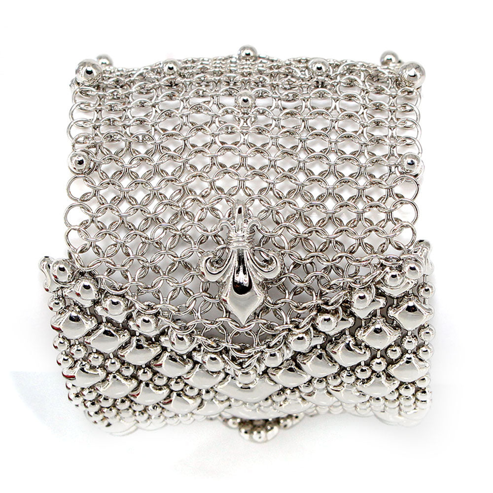SG Liquid Metal CMB4-N Chrome Finish Bracelet by Sergio Gutierrez
