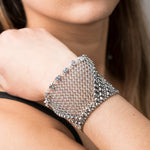 SG Liquid Metal Chainmail CMB6 Z - AS (antique silver finish) Bracelet by Sergio Gutierrez