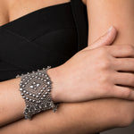 SG Liquid Metal Chainmail CMB9Z - AS (antique silver finish) Bracelet by Sergio Gutierrez