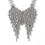 SG Liquid Metal CMNECK3-N Chrome Finish Necklace by Sergio Gutierrez