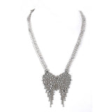 SG Liquid Metal CMNECK3-N Chrome Finish Necklace by Sergio Gutierrez