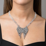 SG Liquid Metal CMNECK3-N Chrome Finish Necklace by Sergio Gutierrez