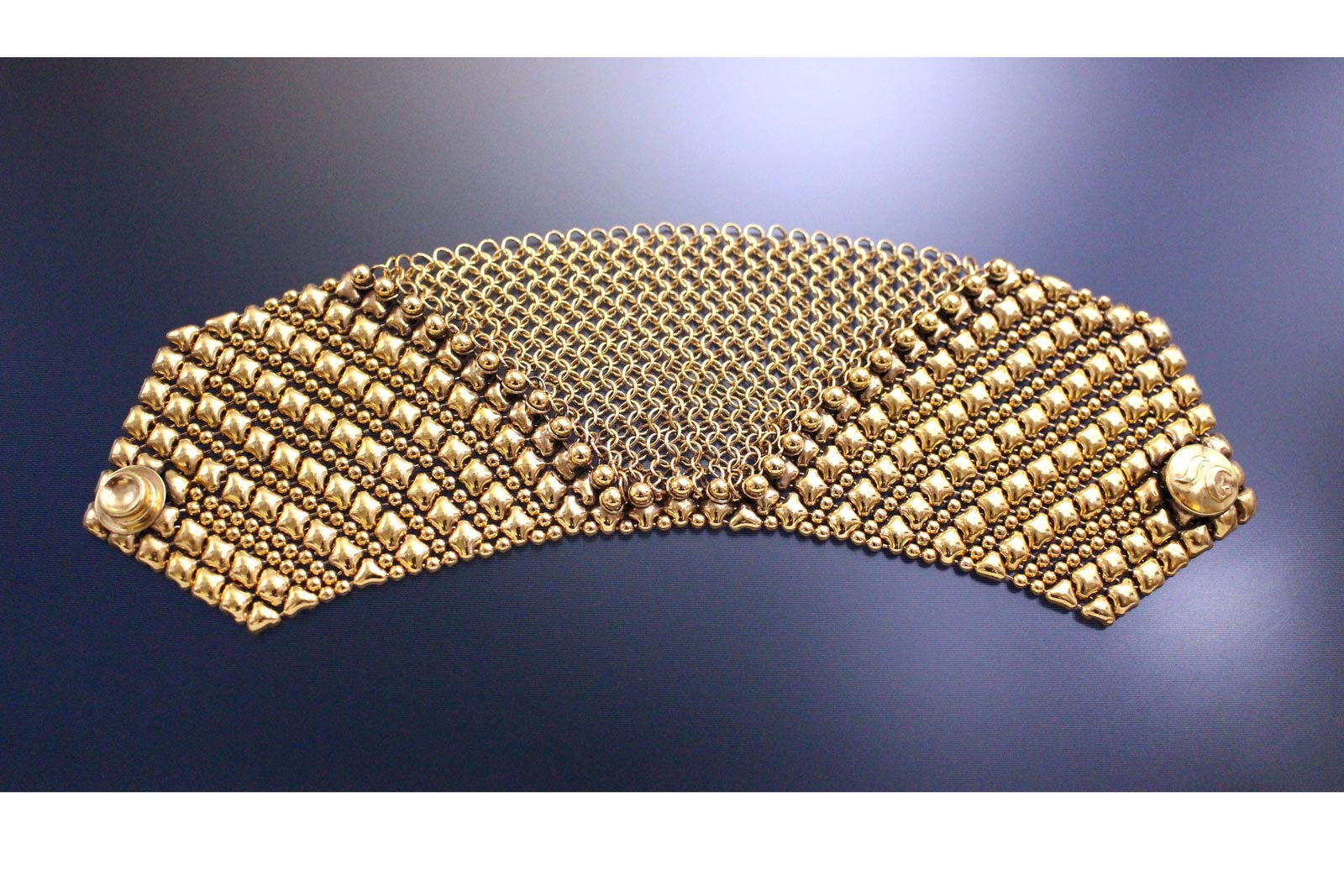 SG Liquid Metal Chainmail by Sergio Gutierrez CMB6 - AG (Antique Gold Bracelet)