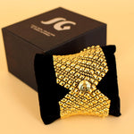 SG Liquid Metal Chainmail by Sergio Gutierrez CMB6 - AG (Antique Gold Bracelet)