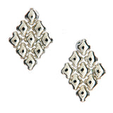 SG Liquid Metal E11-N Chrome Finish Earrings by Sergio Gutierrez