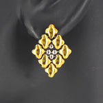 SG Liquid Metal E11 - SS / Gold Titanium (Stainless Steel Earring) by Sergio Gutierrez