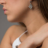 SG Liquid Metal E11-N Chrome Finish Earrings by Sergio Gutierrez