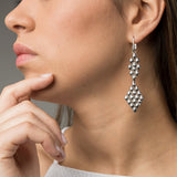 SG Liquid Metal E16 - AS Antique Silver Earrings by Sergio Gutierrez