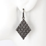 SG Liquid Metal E17-BLK Black Chrome Finish EarringsSG Liquid Metal E17-BLK Black Chrome Finish Earrings by Sergio Gutierrez