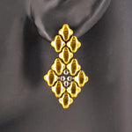 SG Liquid Metal E2 - SS / Gold Titanium (Stainless Steel Earring) by Sergio Gutierrez