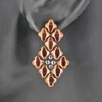SG Liquid Metal E2 - SS / Rose Titanium (Stainless Steel Earring) by Sergio Gutierrez