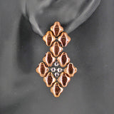 SG Liquid Metal E2 - SS / Rose Titanium (Stainless Steel Earring) by Sergio Gutierrez