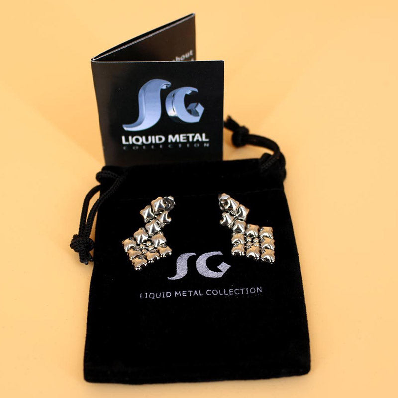 SG Liquid Metal E2 - SS (Stainless Steel Earring)