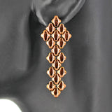 SG Liquid Metal E3 - SS / Rose Titanium (Stainless Steel Earring) by Sergio Gutierrez