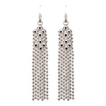 SG Liquid Metal E31-N Chrome Finish Earrings by Sergio Gutierrez