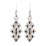 SG Liquid Metal E32-N Chrome Finish Earrings by Sergio Gutierrez