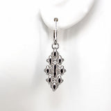 SG Liquid Metal E32 - AS Antique Silver Finish Earrings by Sergio Gutierrez