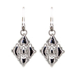 SG Liquid Metal E34-N Chrome Finish Earrings by Sergio Gutierrez