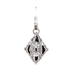 SG Liquid Metal E34-N Chrome Finish Earrings by Sergio Gutierrez