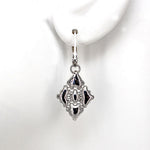 SG Liquid Metal E34-N Chrome Finish Earrings by Sergio Gutierrez