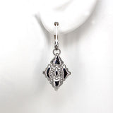 SG Liquid Metal E34-N Chrome Finish Earrings by Sergio Gutierrez