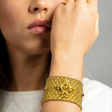 SG Liquid Metal B96-AG (ANTIQUE GOLD FINISH) Bracelet by Sergio Gutierrez