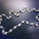 SG Liquid Metal Jewelry by Sergio Gutierrez CH8 – AS (antique silver finish) Necklace / Chain