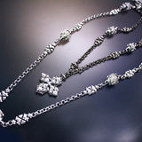 SG Liquid Metal LEN 3945 – AS (antique silver finish) Necklace by Sergio Gutierrez