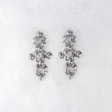SG Liquid Metal ICE5-N Ice Collection (Chrome Finish) Earrings by Sergio Gutierrez