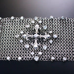 SG Liquid Metal Chainmail CMB8ZCR - AS (antique silver finish) Bracelet by Sergio Gutierrez
