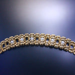 SG Liquid Metal RTB27 – AG (24K antique gold finish) Bracelet by Sergio Gutierrez