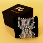 SG Liquid Metal Chainmail CMB9Z - AS (antique silver finish) Bracelet by Sergio Gutierrez