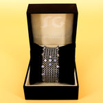 SG Liquid Metal Chainmail by Sergio Gutierrez CMB2 Z - AS (antique silver finish) Bracelet