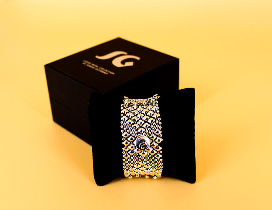 SG Liquid Metal Chainmail by Sergio Gutierrez CMB2 Z - AS (antique silver finish) Bracelet