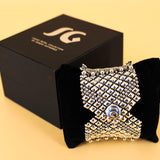 SG Liquid Metal Chainmail by Sergio Gutierrez CMB3 Z - AS (antique silver finish) Bracelet