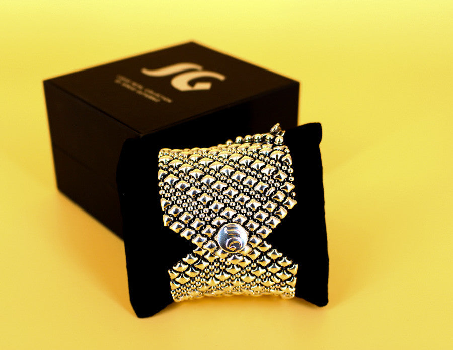 SG Liquid Metal Chainmail CMB6 Z - AS (antique silver finish) BraceletSG Liquid Metal Chainmail CMB6 Z - AS (antique silver finish) Bracelet by Sergio Gutierrez