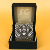 SG Liquid Metal Chainmail CMB7ZCR - AS (antique silver finish) Bracelet by Sergio Gutierrez