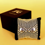 SG Liquid Metal Chainmail CMB7ZCR - AS (antique silver finish) Bracelet by Sergio Gutierrez
