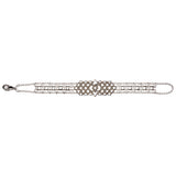 SG Liquid Metal MINI C -N Chrome Finish Bracelet by Sergio Gutierrez