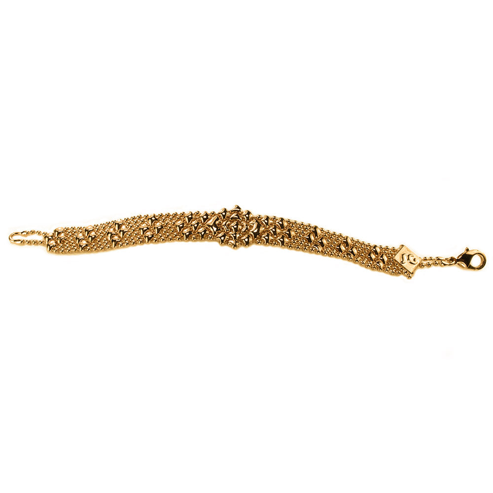 SG Liquid Metal MINI-E-AG Antique Gold Finish Bracelet by Sergio Gutierrez