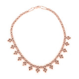 SG Liquid Metal MINI-J-RG Rose Gold Finish NECKLACE by Sergio Gutierrez
