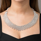 SG Liquid Metal N17-AS Antique Silver Necklace by Sergio Gutierrez