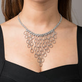 SG Liquid Metal N18-AS Antique Silver Necklace by Sergio Gutierrez