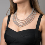 SG Liquid Metal N20-AS Antique Silver Necklace by Sergio Gutierrez
